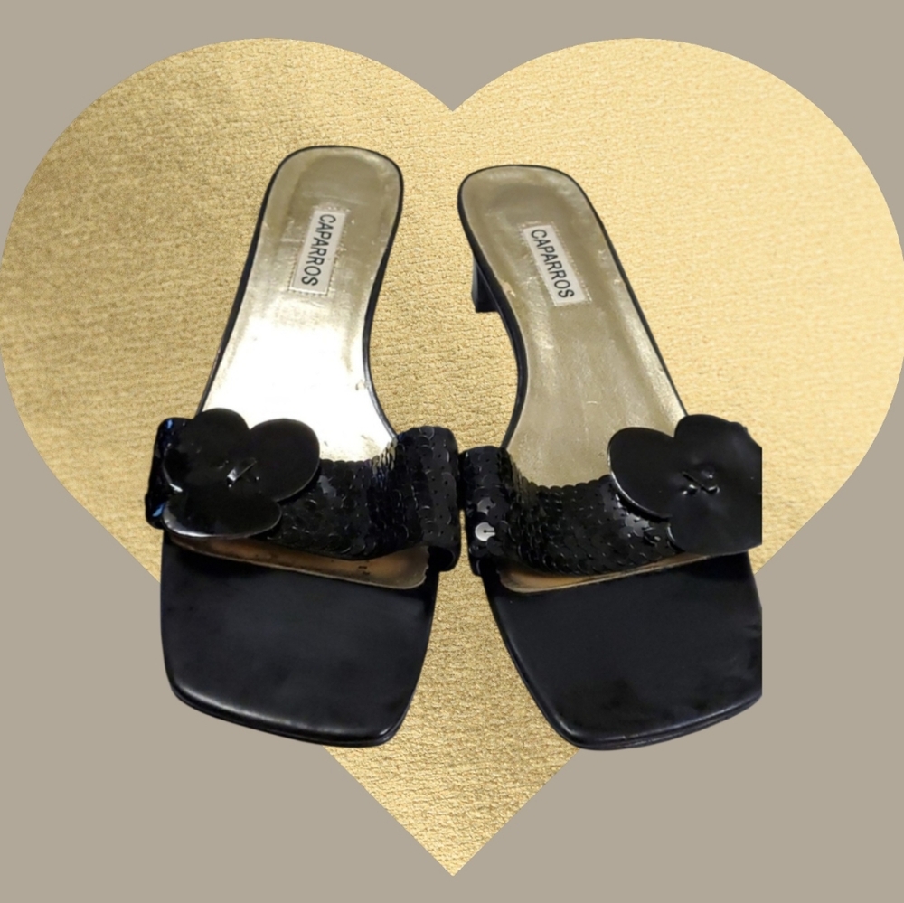 Black Caparro's Sandals